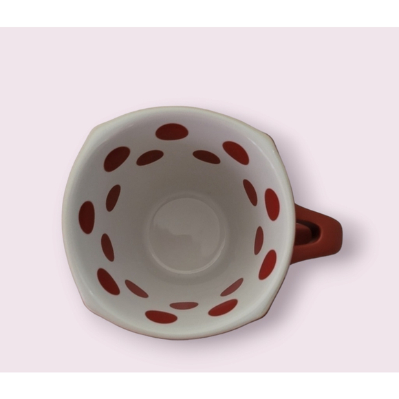 Disney Parks Minnie Mouse Coffee Mug Polka Dots Red White Pink - Picture 7 of 9